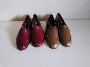 lot 39 image: 2 Pairs of Mens Bruno Magli Shoes (Size 9.5)
