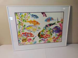 lot 163 image: Starkist Framed Fish Art