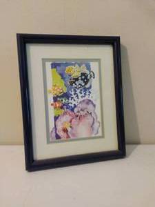 lot 164 image: Pair of Framed Fish Art Pieces