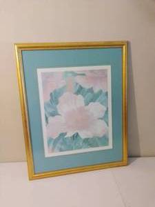 lot 165 image: Sterling Rose II Framed Art by Robert White