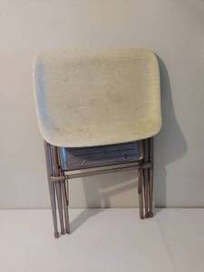 lot 210 image: VINTAGE Folding Stool
