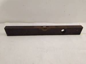 lot 113 image: Old Wood Level with Brass Edges