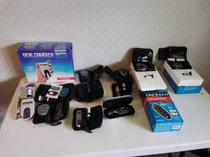 lot 61 image: Lot of Diabetic Testing Supplies