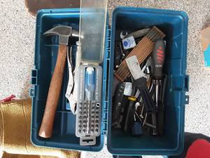 lot 40 image: Tool Box Full Of Assorted Hand Tools