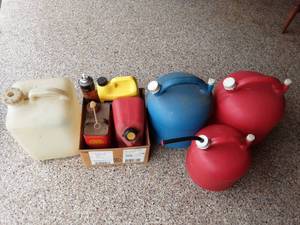 lot 64 image: Gas Cans & Coolant