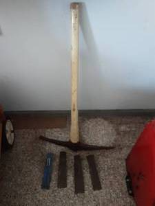 lot 68 image: Pick Ax, Splitting Wedges
