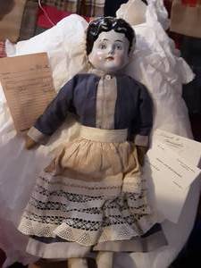 lot 87 image: Antique German Porcelain Doll