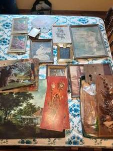 lot 111 image: Vintage Pictures & Decor