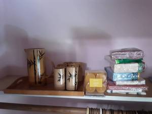 lot 122 image: Bamboo Beverage Set