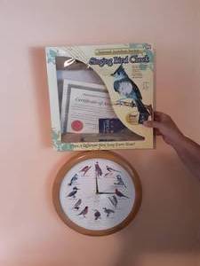 lot 142 image: Singing Bird Clock