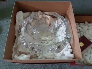 lot 206 image: Large 10 Lead Crystal Bowl
