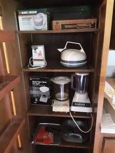lot 219 image: Content Of Pantry-Small Kitchen Appliances