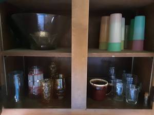 lot 233 image: Contents Of Kitchen Cupboard
