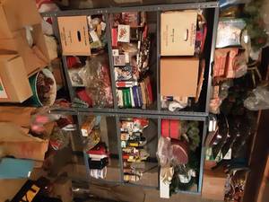 lot 289 image: Shelves & Contents.  Bring Boxes To Load
