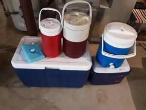 lot 295 image: Coolers & Jugs