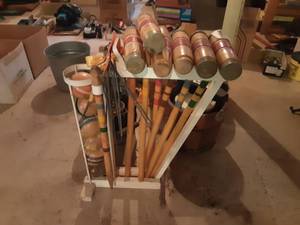lot 296 image: Vintage Croquet Set