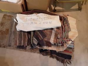 lot 297 image: TV Trays, Rugs, Table Cloths
