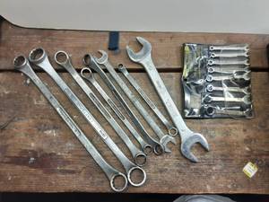 lot 319 image: 14 Piece Ignition Wrench Set & Other Wrenches