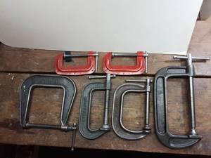lot 324 image: 6-C Clamps