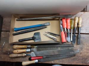 lot 330 image: Files, Chisels, Punches