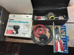 lot 340 image: Soldering gun, Wire, Wiring Kit