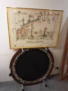 lot 366 image: Personal Trampoline, Rainbow Picture