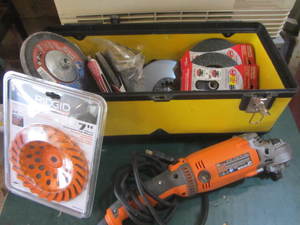 Ridgid 7 Grinder - New