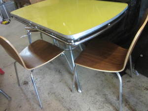 MCM Chrome Dine Table