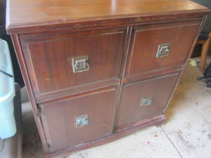 Console Cabinet with Radio