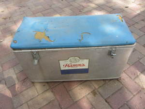 Vintage Hamms Cooler