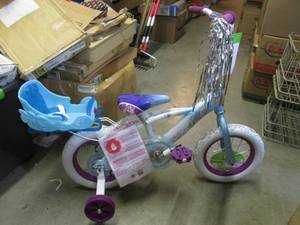 Girls Huffy 12 Frozen Bicycle with...
