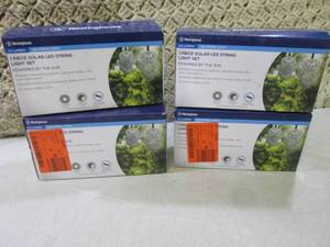 Lot of 4 Solar LED String Light Set...