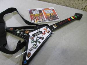 Wii Guitar Hero Aerosmith and III L...