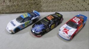 Lot of 3 Die Cast Race Cars 8 Long...