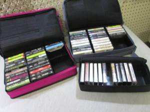 Lot of Assorted Cassette Tapes with...