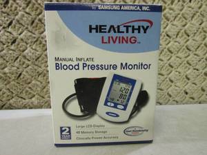 Healthy Living Manual Inflate Blood...