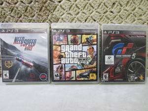 Lot of 3 PS3 Games Gran Turismo 5 h...
