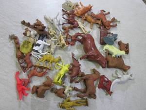 Assorted Vintage Plastic Animal and...