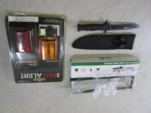 7 12 Survivor Knife with Sheath a...