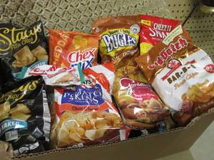 Box Full of Assorted Bag Snacks nd ...