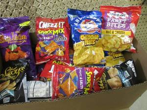 Box Full of Assorted Bag Snacks nd ...