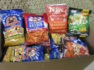 Box Full of Assorted Bag Snacks nd ...