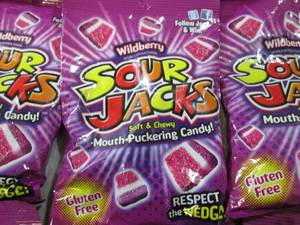 12 Bags of Wildberry Sour Jacks Sof...