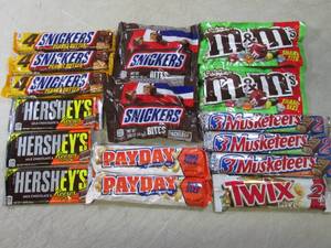 Assorted Candy Bars Etc  B-3...