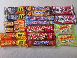 Assorted Candy Bars Etc  B-3...