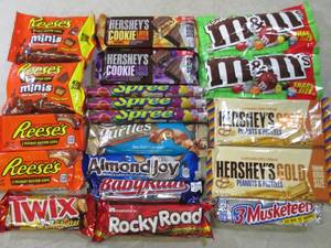 Assorted Candy Bars Etc  B-3...