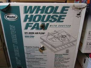 Master Flow 6000 CFM 30 Belt Drive...
