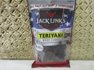 Bag of Jack Links Teriyaki Beef Jer...