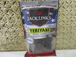 Bag of Jack Links Teriyaki Beef Jer...
