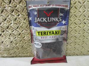 Bag of Jack Links Teriyaki Beef Jer...